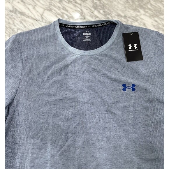 Under Armour Training Jersey Mens XL Vanish Seamless Blue 1382801 465 - Picture 6 of 8